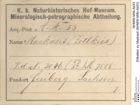 Etiketten zu Markasit (NHMW-MIN-Ak53)